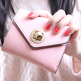 Rotary Lock Women Wallet