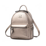 Backpack Silver Preppy Style School Backpacks