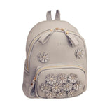 Sweety Flower Leather Backpack