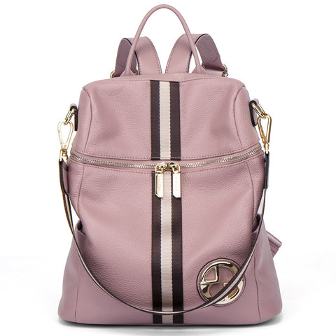 Pink Stripe Multifunctional Backpack