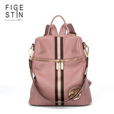 Pink Stripe Multifunctional Backpack