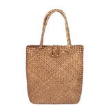 Hand Woven Large Rattan Straw Bag Flower