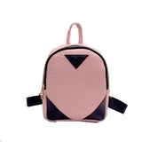 Women Leather Backpack Concise Serpentine