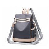 Preppy Style Women Backpack Oxford Cloth