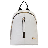 White Leather Backpacks