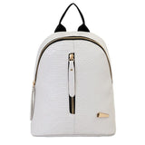 White Leather Backpacks