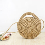 Cotton Rope Hollow Straw Bag