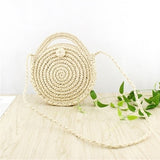 Cotton Rope Hollow Straw Bag