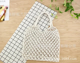 Cotton Rope Hollow Straw Bag