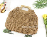 Cotton Rope Hollow Straw Bag