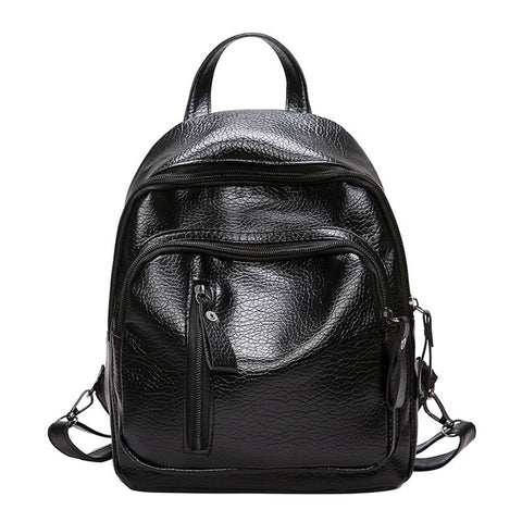 Leather Backpack Women Multifunction