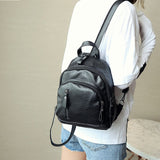 Leather Backpack Women Multifunction