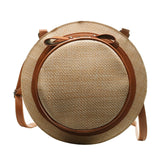 Straw Bags Women Holiday Backpack