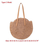 Bohemian Straw Bags for Women Large Capacity