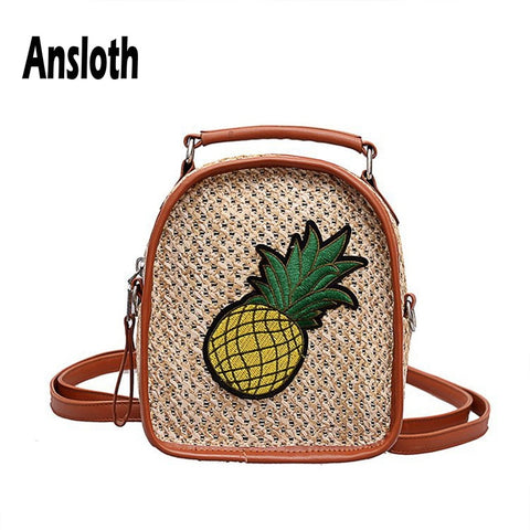 Ansloth Straw Backpack For Women