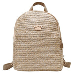 Backpack School Rattan Bag