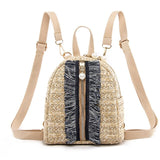 Female Summer Rattan Backpack